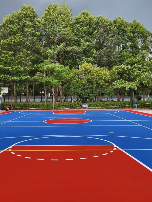 THI CÔNG SÂN BÓNG RỔ