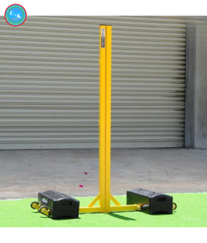 Trụ cầu lông thùng nhựa